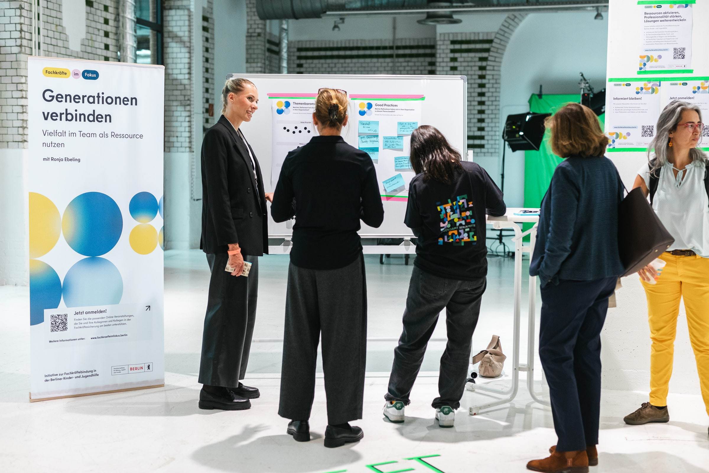 Ronja Ebeling im Workshop „Generationen verbinden“
